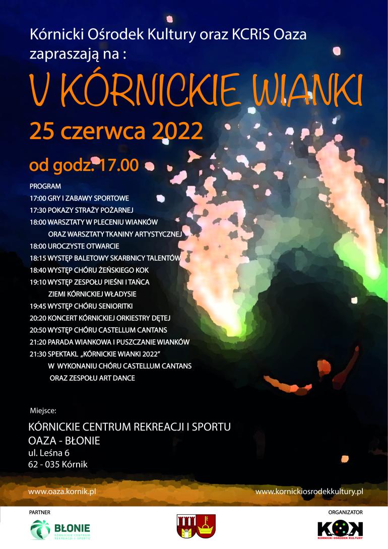 Plakat promocyjny - V Kórnickie Wianki