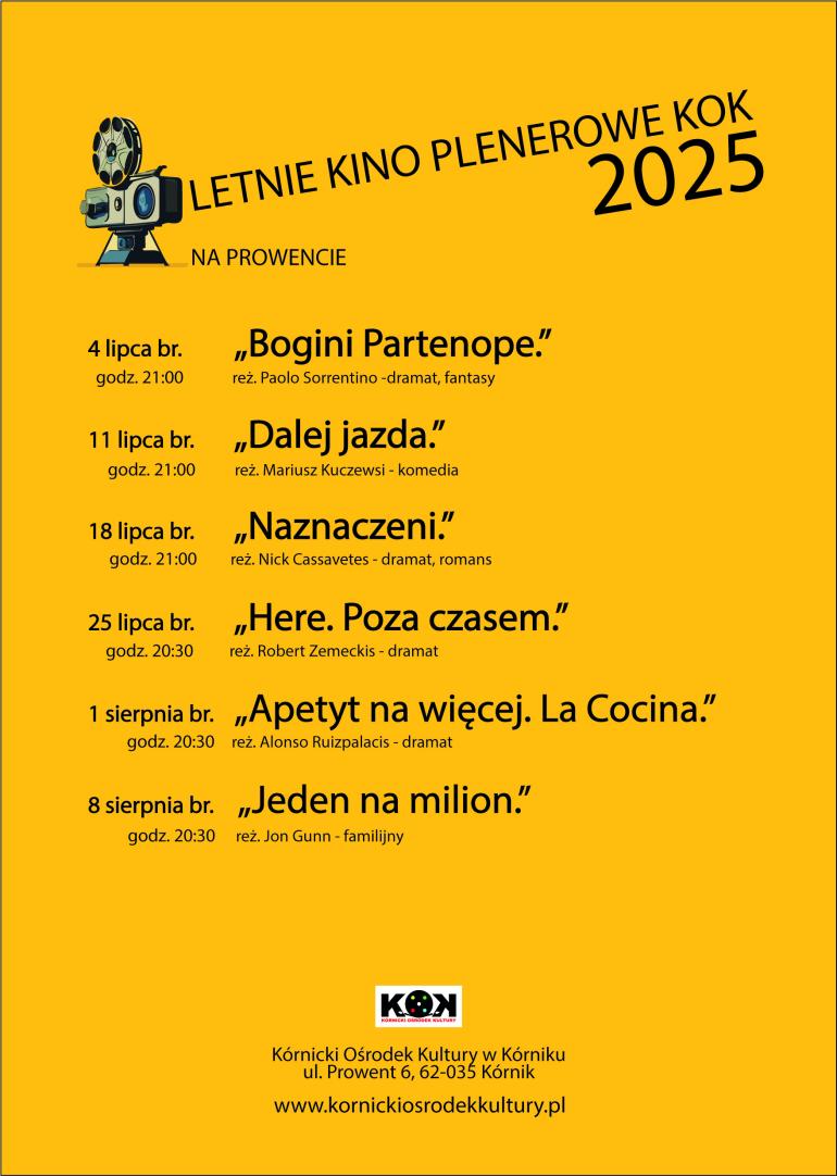 Czarne litery na żółtym tle